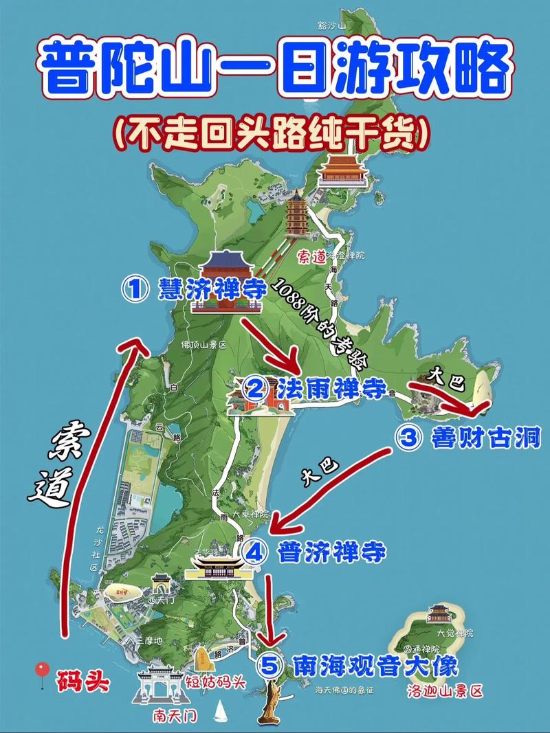 去普陀山旅游攻略详细步骤,普陀一岛旅游攻略路线