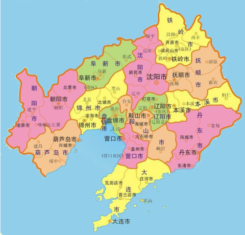 辽宁省葫芦岛在山东省聊城什么方位?