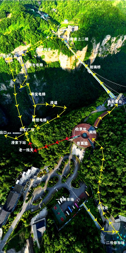 张家界大峡谷玻璃栈道景点介绍