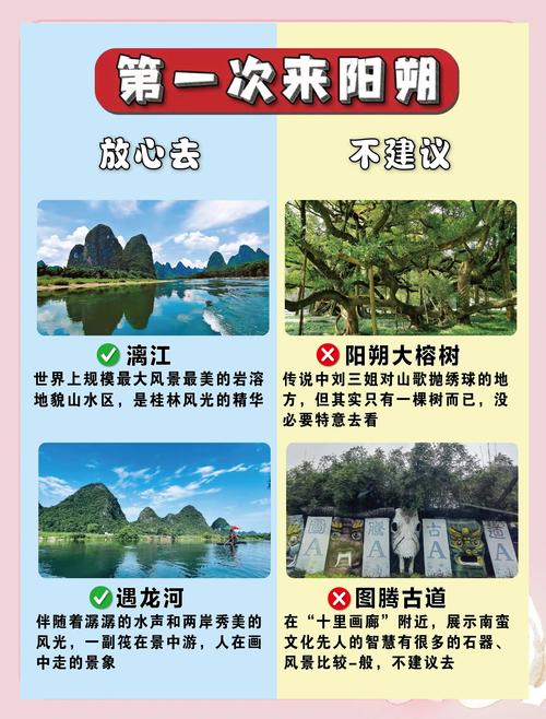 阳朔景点介绍,阳朔必去的10个景点