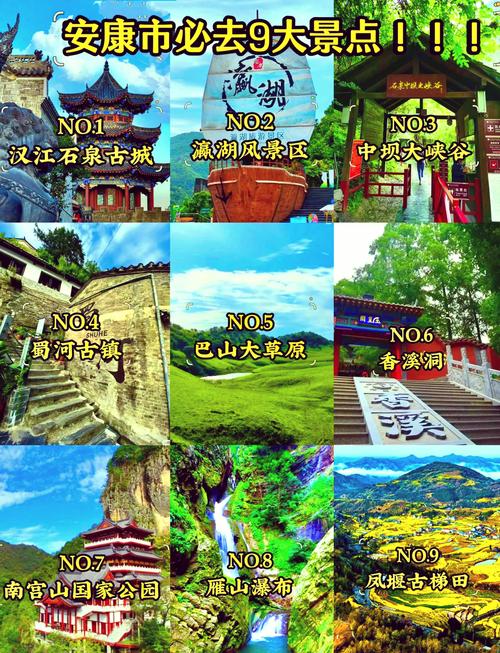 陕西安康旅游必去前十景点