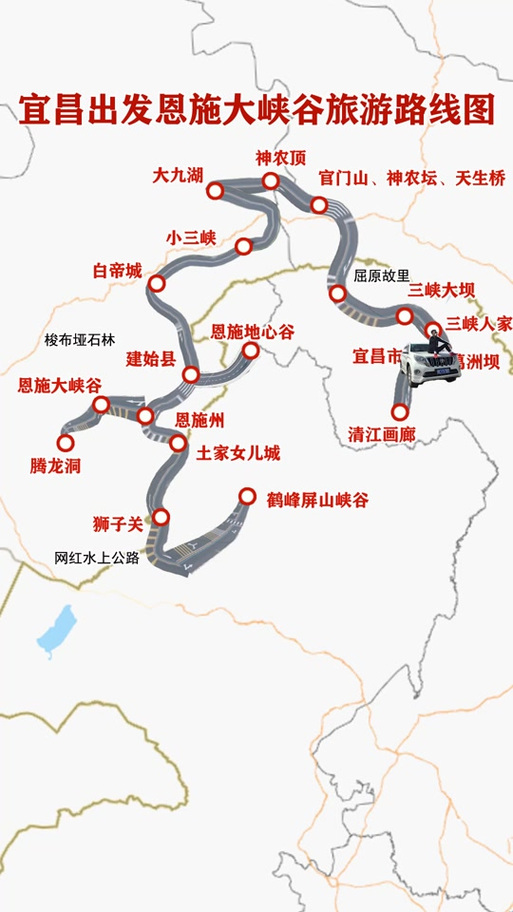 明天去恩施三日游,土司城,大峡谷,腾龙洞,怎样安排合理