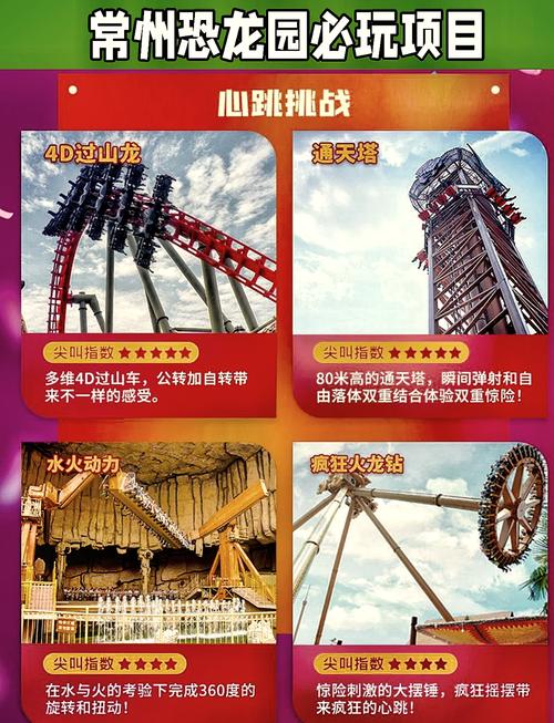 常州中华恐龙园有哪些游玩项目?