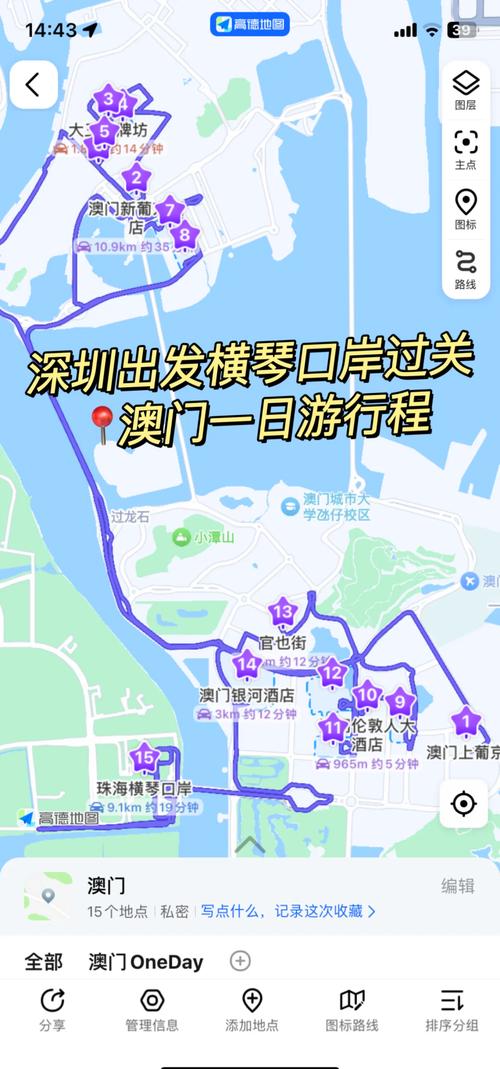 澳门一日游最佳路线