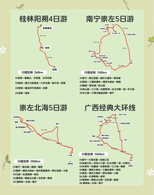 广西自驾游路线攻略最佳线路,广西自驾游路线推荐