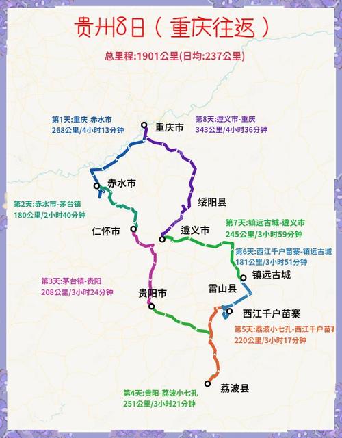 重庆出发贵州自由行最佳线路,重庆去边城旅游自驾攻略团