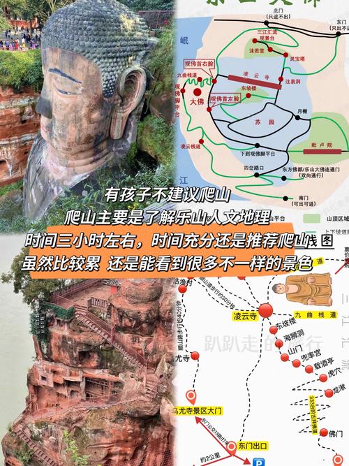 乐山大佛最佳游览路线,景点介绍、旅游攻略、行程推荐
