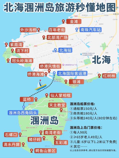 北海涠洲岛游玩攻略,最佳行程安排