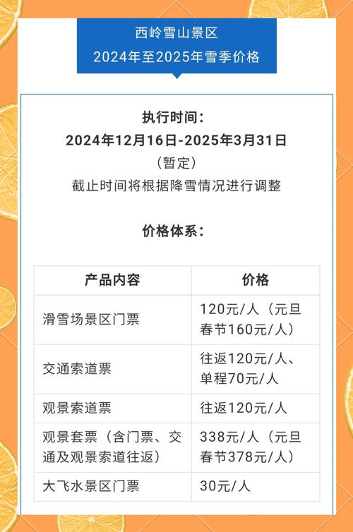 西岭雪山滑雪场费用表,一日游、住宿、套餐费用详解