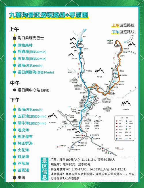 九寨沟旅游最佳路线攻略