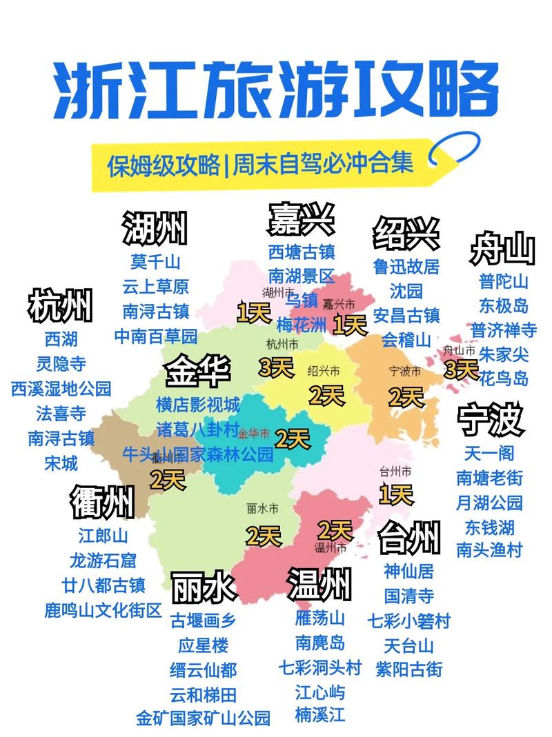 浙江旅游景点攻略,浙江旅游攻略自由行最佳线路