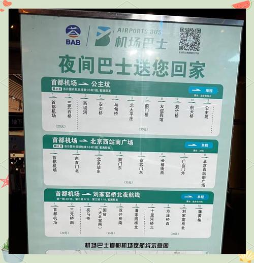 凌晨2点左右到达首都机场还有夜间巴士到市区么