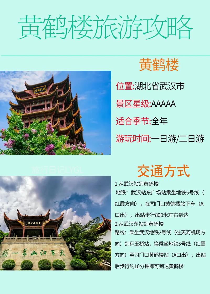 武汉两日游,黄鹤楼,户部巷,武汉大学,东湖,长江大桥。求建议攻略