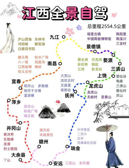 推荐几个江西自驾游的好路线