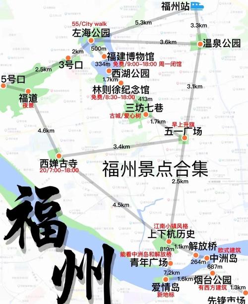 福州一日游必去景点推荐,福州旅游攻略