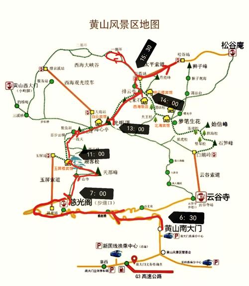 黄山一日游的最佳的自驾路线是怎么玩