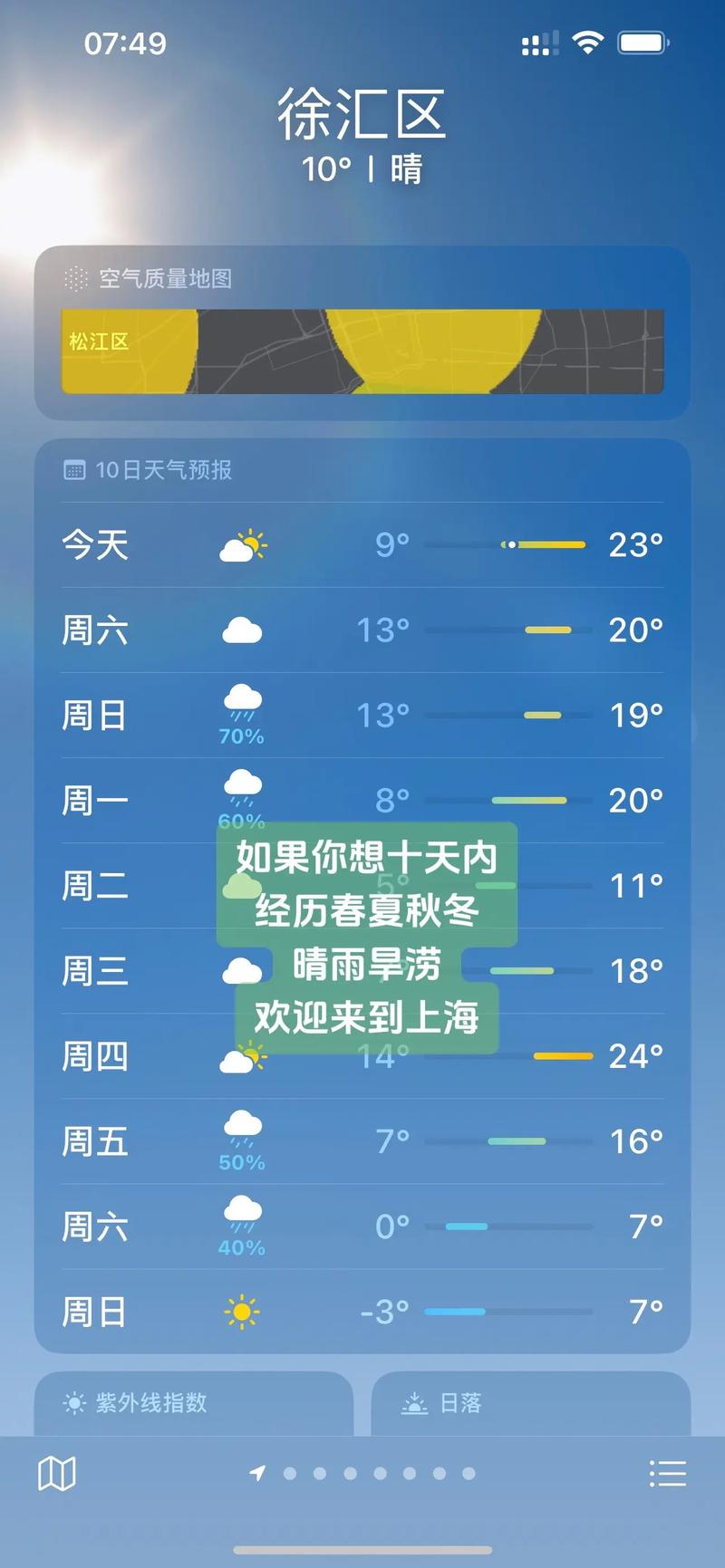 上海天气预报30天