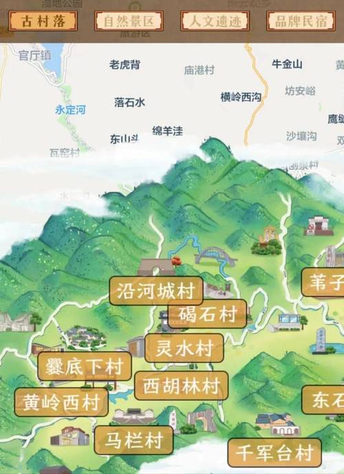 北京门头沟自驾游攻略路线图