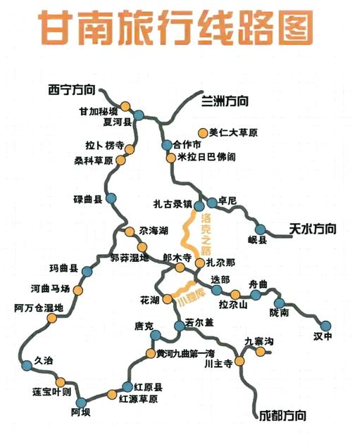 甘南自驾旅游最佳线路