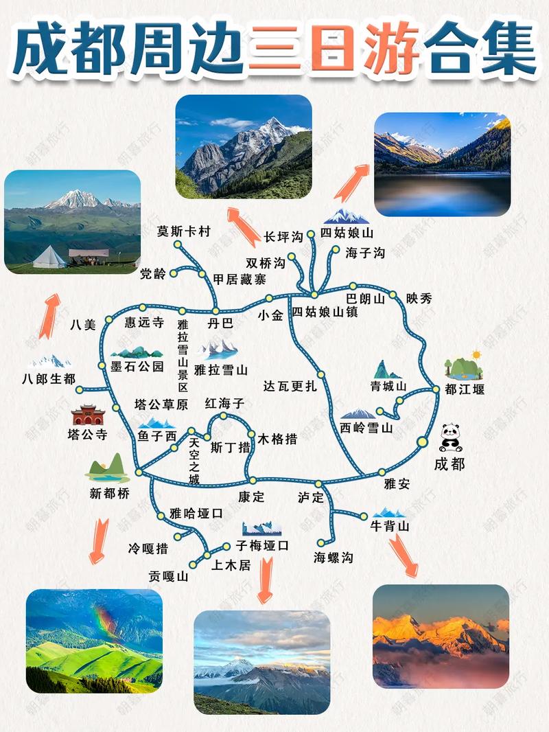 成都周边三日游攻略zui佳线路-自驾路线推荐