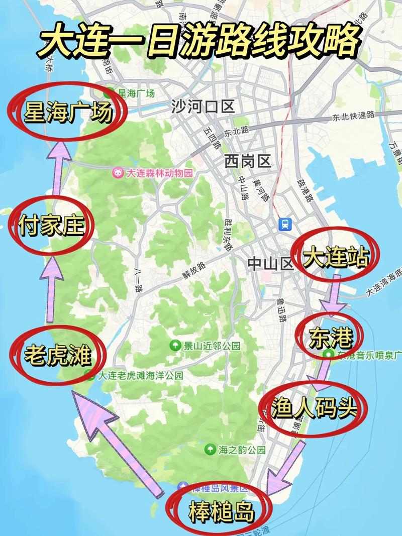 大连旅游的最佳路线怎样走