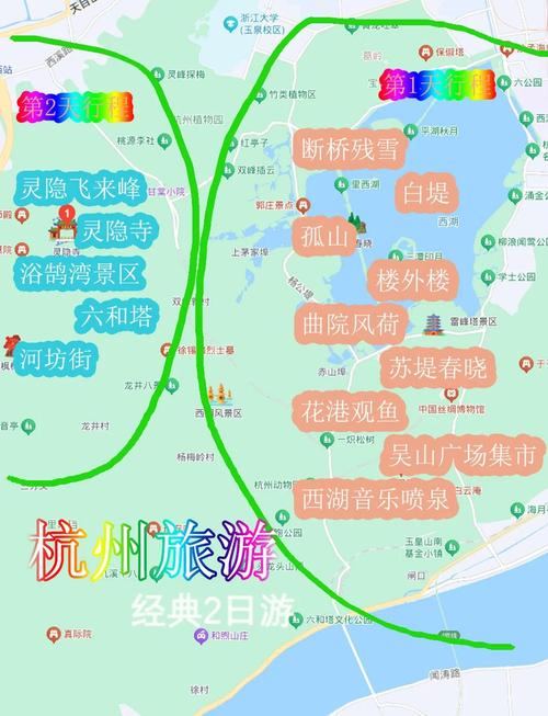 浙江自驾二日游最佳路线