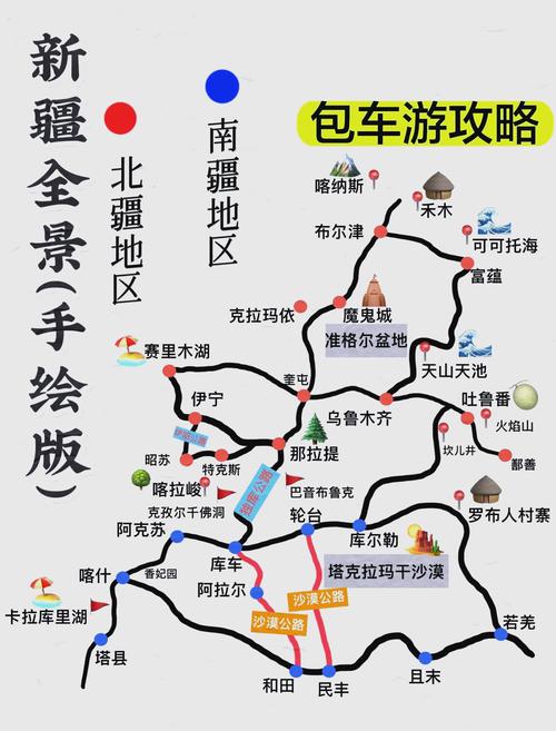 新疆全境自驾游最佳路线,如何规划行程,避免错过重要景点