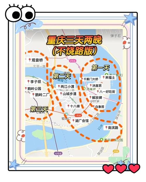 重庆三日游最佳路线