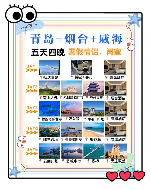 五一期间去威海、烟台、蓬莱三日游,如何安排名程?住宿和餐饮有什么好...