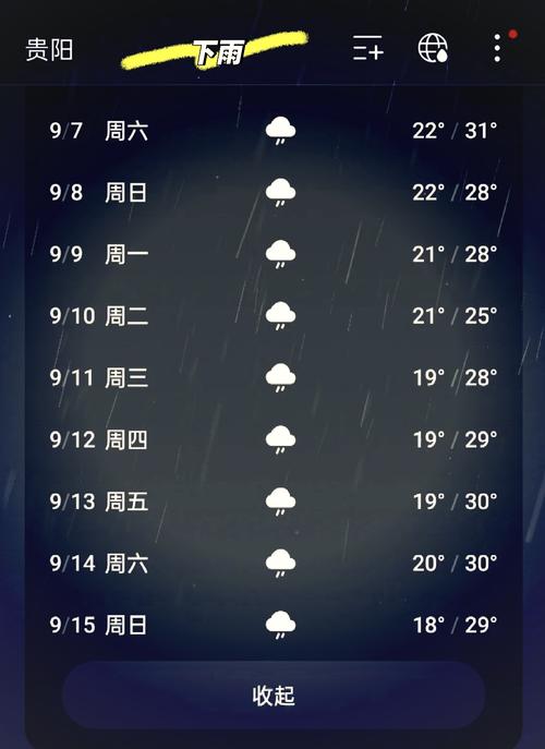贵州天岛湖天气预报15天