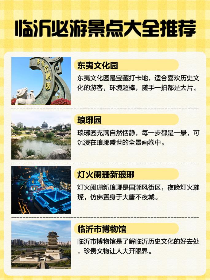 山东临沂旅游攻略景点必去