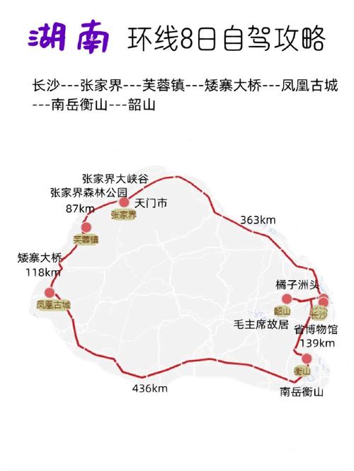 自驾南昌出发湖南、桂林、贵州、张家界路线