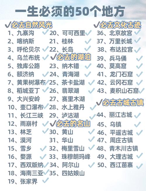 国内旅游景点排名前十我国必去的前十著名景点