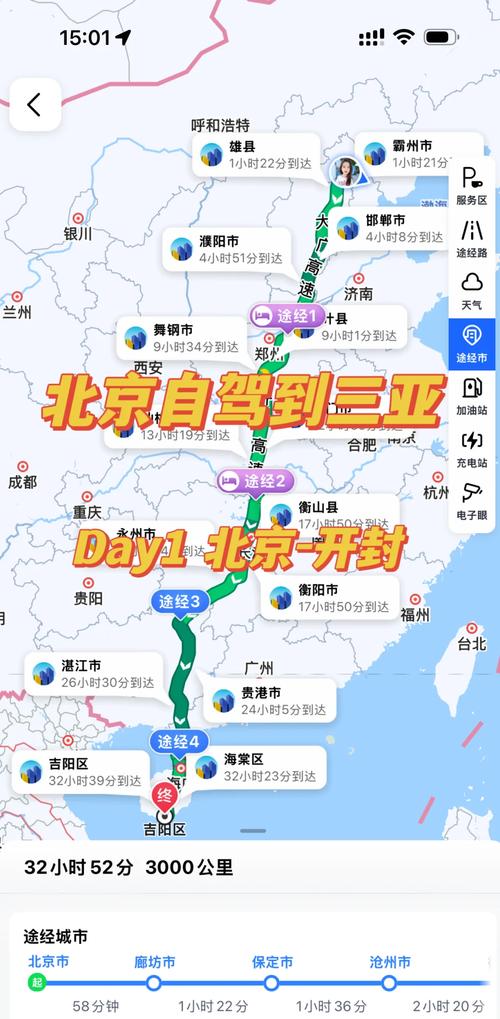 有什么开封自驾去北京的路线图分享?