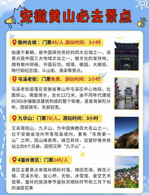 去黄山旅游攻略和费用是多少小雨