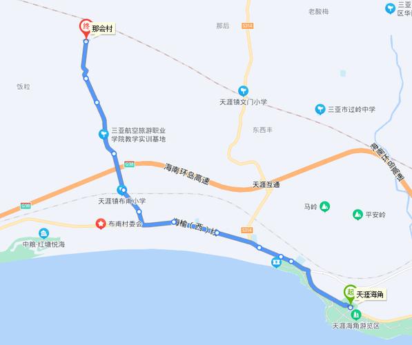 三亚新国线旅游大巴线路三亚旅游大巴线路