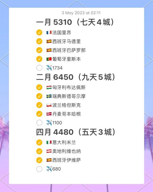 去欧洲五国7日旅游费用(欧洲5国游费用旅游团)