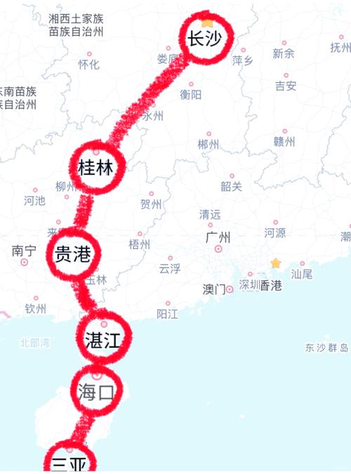 长沙直飞三亚多少里程啊?