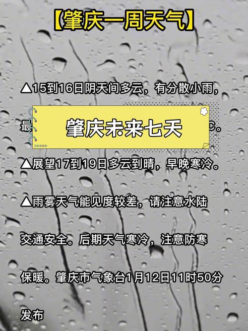 2017年1月2号广州肇庆天气预报。