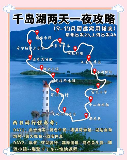 去杭州二日游,想游西湖和千岛湖,请帮忙提供一个详细的自助游路线、攻略...