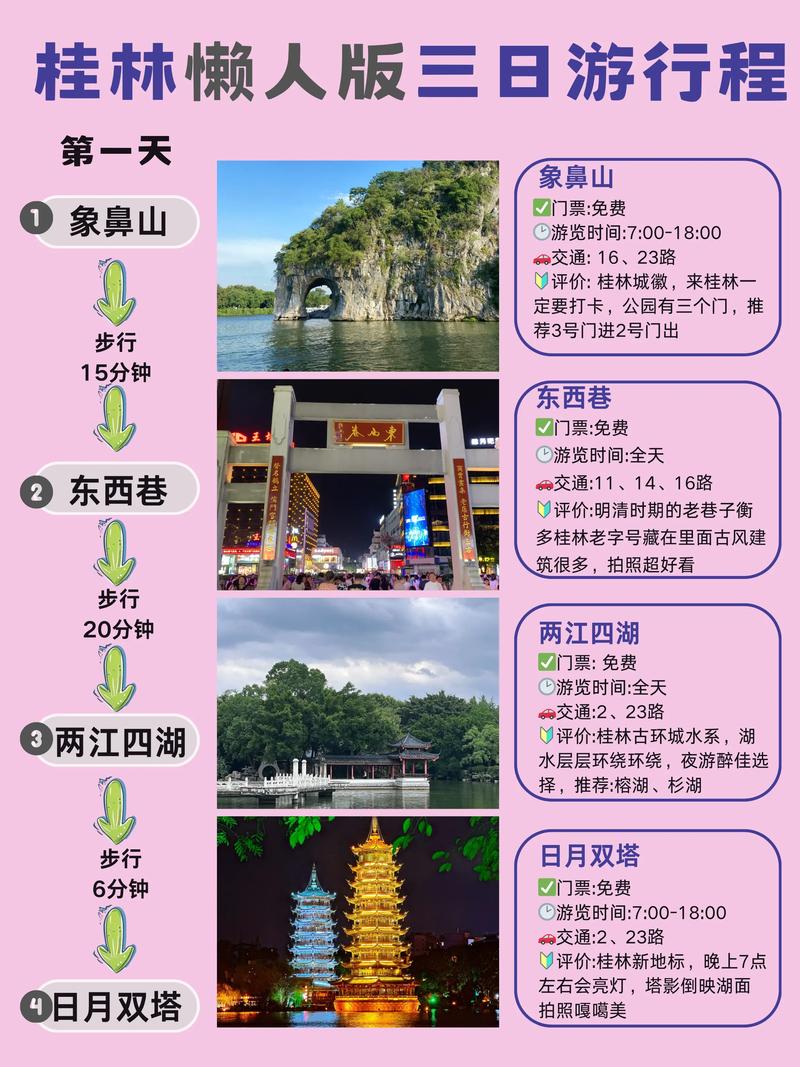 桂林三日游攻略