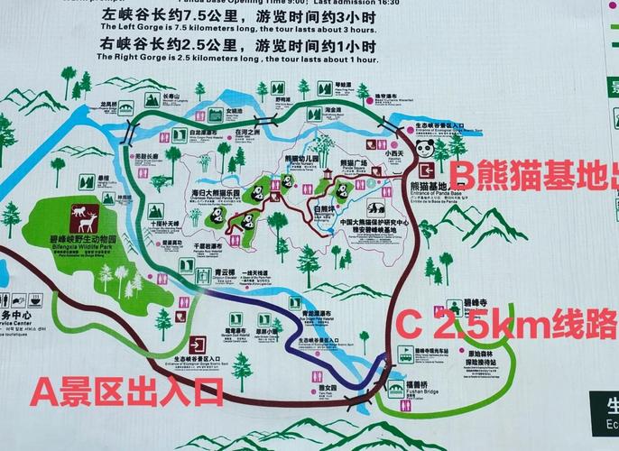 碧峰峡路线攻略