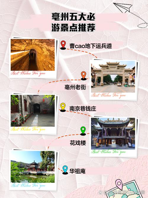 亳州旅游景点排名榜前十名