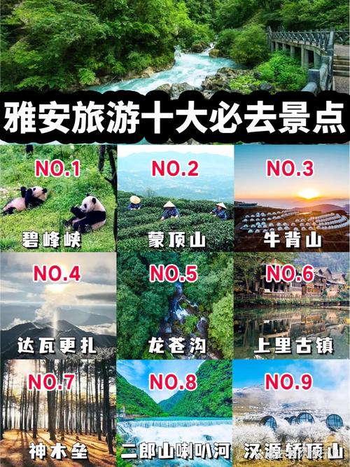 四川雅安旅游景点排名