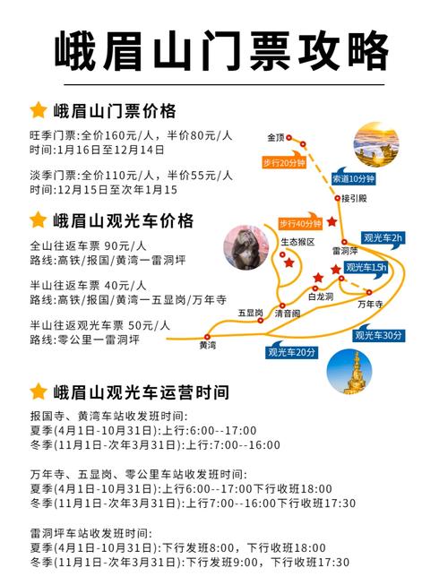 去峨眉山耍的注意事项?