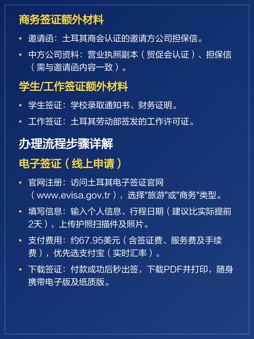 土耳其旅游签证土耳其旅游签证办理流程