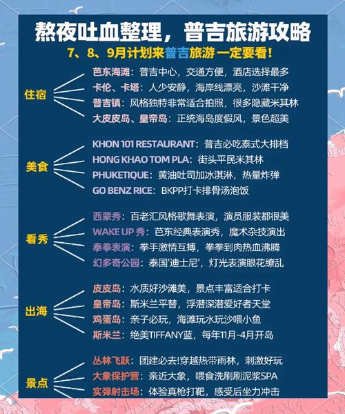 普吉岛有哪些适合家庭的旅游景点?