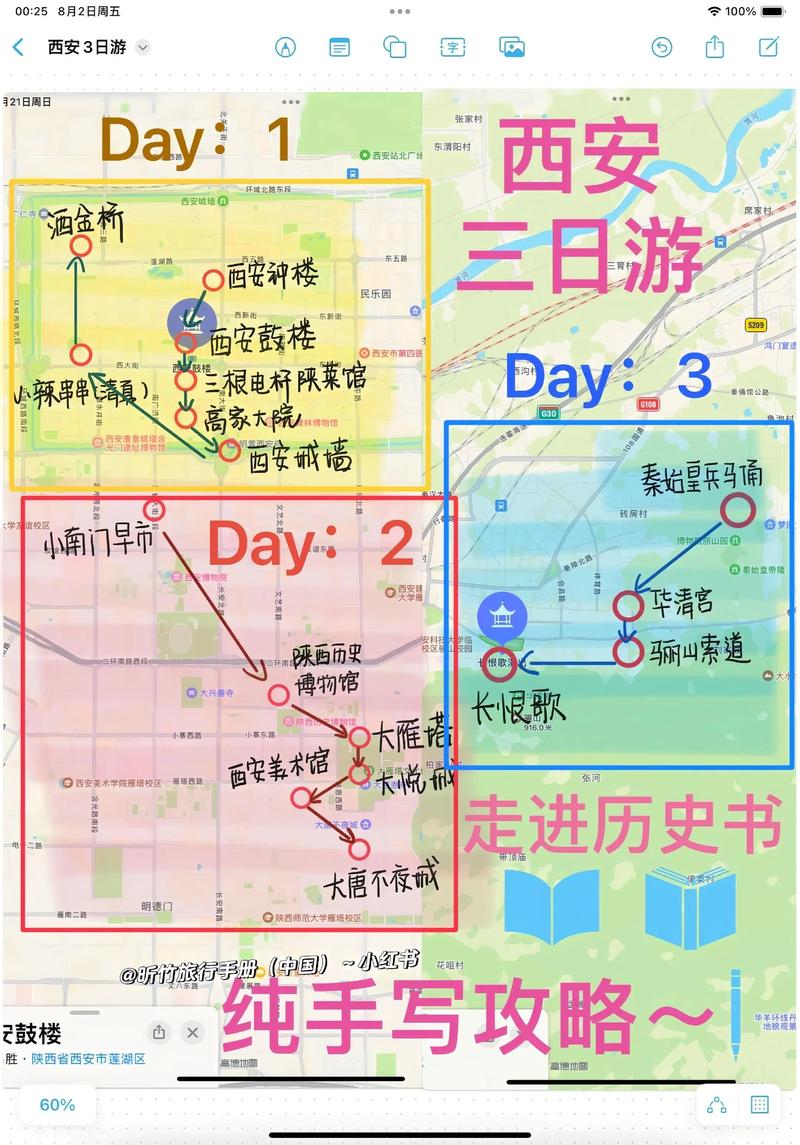 从西安出发三日游可以去哪里?