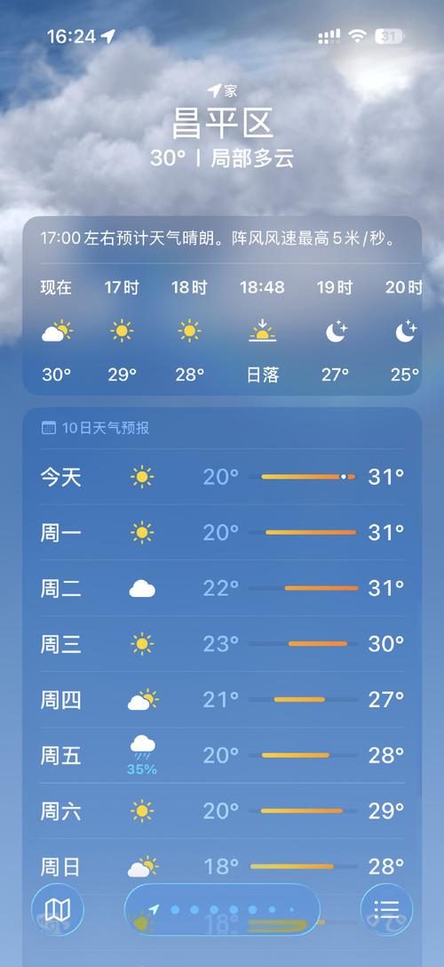 北京最近一周天气情况