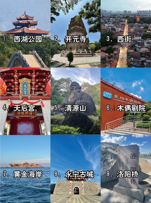 福建泉州旅游必去前十景点推荐,走遍泉州9个必打卡景点攻略